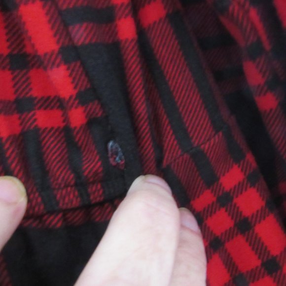 Derek Heart Red plaid Dress Size XL - Picture 9 of 9